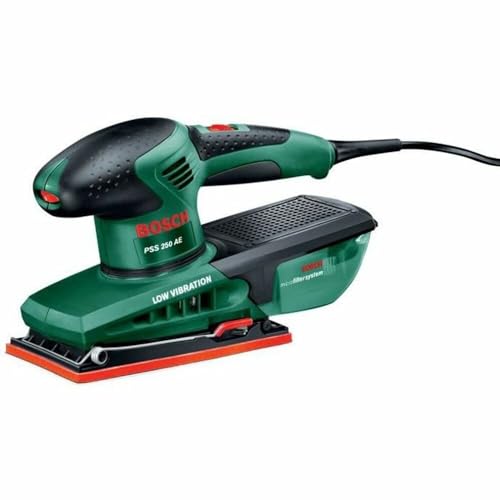 Bosch Home and Garden Bosch Schleifmaschine PSS 250 AE (250 Watt, Schwingkreis 2 mm, Schleiffläche...