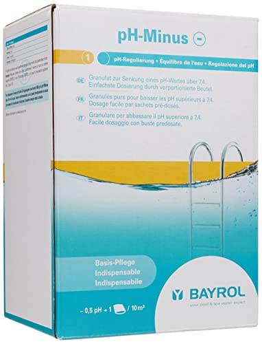 Bayrol 1194412 pH-Minus Granulat - Granulat zur pH-Wert-Korrektur - Senker für Pool & Whirlpool - 4...