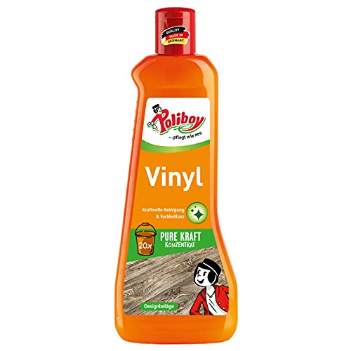 Poliboy - Vinyl & Designbelag Pflege - zur kraftvollen Reinigung von Kunststoffböden - Bodenpflege...
