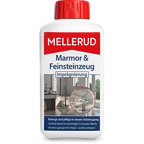 Mellerud Marmor & Feinsteinzeug Imprägnierung | 1 x 0,5 l | Effizientes Mittel zum Schutz vor...