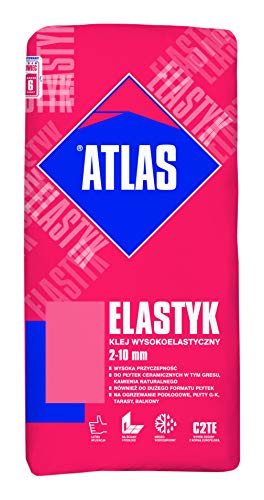 ATLAS ELASTYK Elastischer Klebemörtel Fliesenkleber C2TE 2-10 mm 25Kg