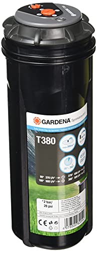 Gardena Sprinklersystem Turbinen Versenkregner T380: Bewässerungssystem für größere...