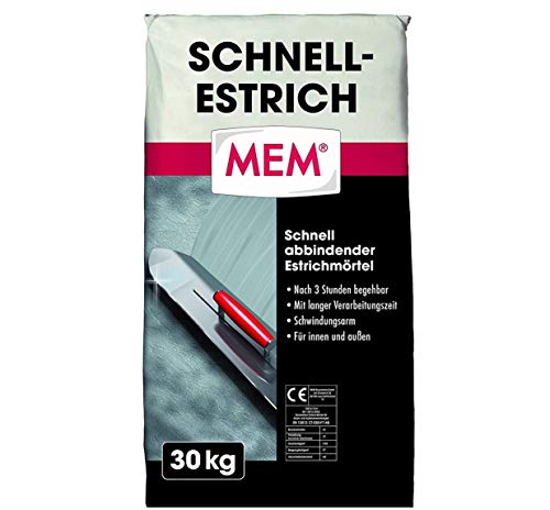 MEM Schnell-Estrich 30 kg - Schnell abbindender, schwindungsarmer Estr