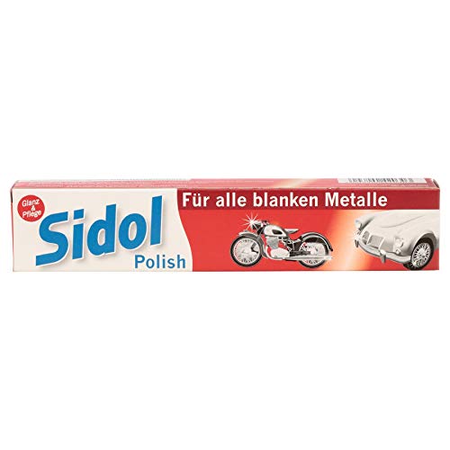 SIDOL Polish Für alle blanken Metalle - Metallreinigung mit Oberflächenschutz für Edelstahl,...