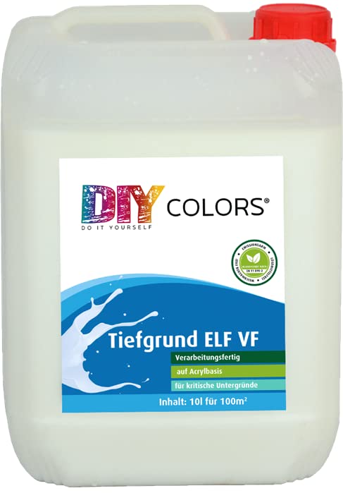 DIY Colors Tiefgrund ELF VF 10l - Acryl Tiefengrund, verarbeitungsfertig, innen und außen,...