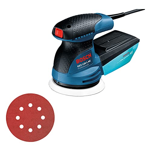 Bosch Professional Exzenterschleifer GEX 125-1 AE (125 mm Schleifteller, 250 Watt)