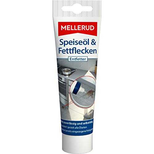 Mellerud Speiseöl & Fettflecken Entferner | 1x75 ml | Wirkungsvolles Mittel gegen hartnäckige...