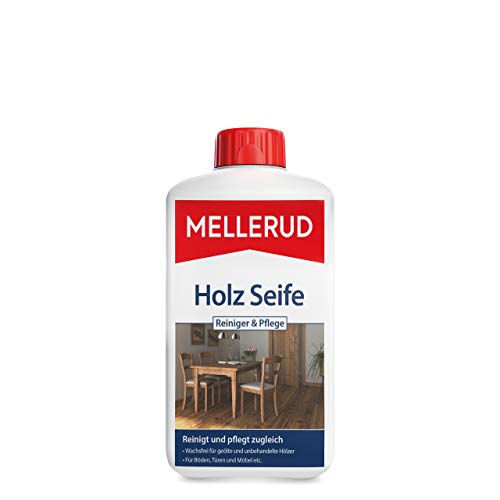 MELLERUD Holz Seife Reiniger & Pflege | 1 x 1 l | Kraftvoller Schutz für alle geölten und...