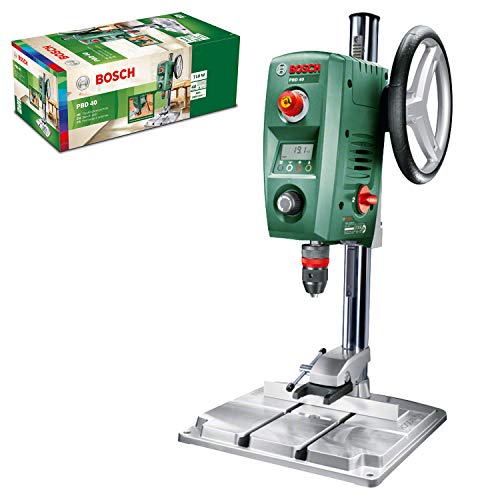 Bosch Home and Garden Tischbohrmaschine PBD 40 (710 W, Max. Bohr-Ø in Stahl/Holz: 13 mm/40 mm,...