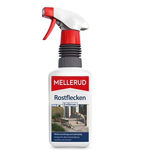 MELLERUD Rostflecken Entferner | 1 x 0,5 l | Effizientes Spray gegen Rostflecken auf Allen...