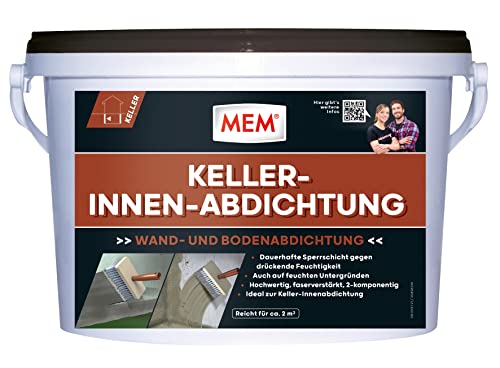 MEM Keller-Innen-Abdichtung, Dauerhafte Sperrschicht gegen eindringendes Wasser, 2-komponentige...
