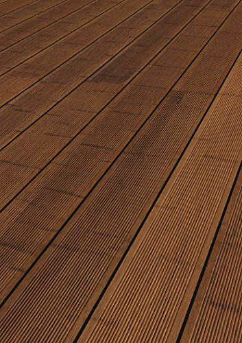 Terrassendiele Bambus | CoBAM Standard SELECT | seitlich genutet | Nut-Riffel