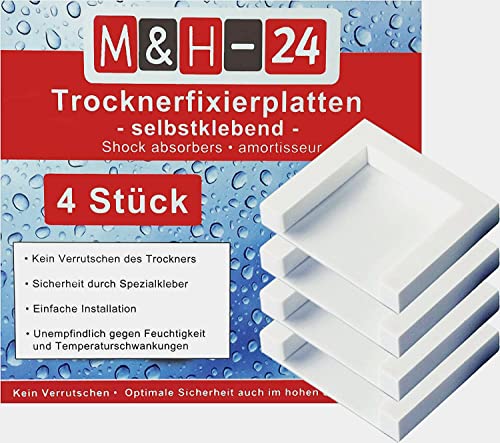 Trocknerfixierplatten zum Aufkleben Selbstklebend - Trockner-Fixierplatten mit Spezial-Kleber...