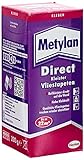 Metylan Direct Vliestapetenkleister, hochwertiger Kleister für den direkten Auftrag auf die Wand,...