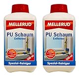 2x MELLERUD PU Schaum Entferner 0,5 Liter Set Montageschaum Bauschaum