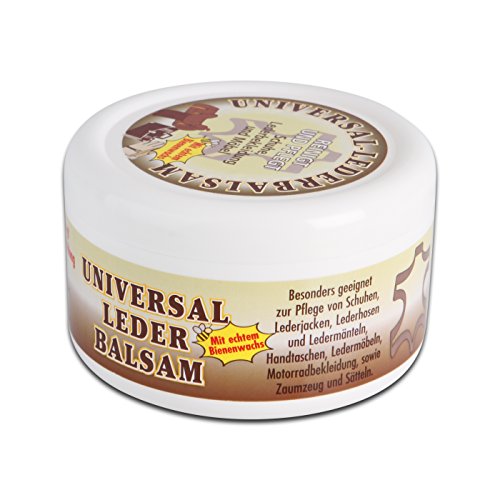 Universal Lederbalsam 250ml mit echtem Bienenwachs zur Pflege und Reinigung von Zaumzeug Sättel...