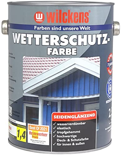 Wilckens Wetterschutzfarbe seidenglänzend, 2,5 l, Schwedenrot