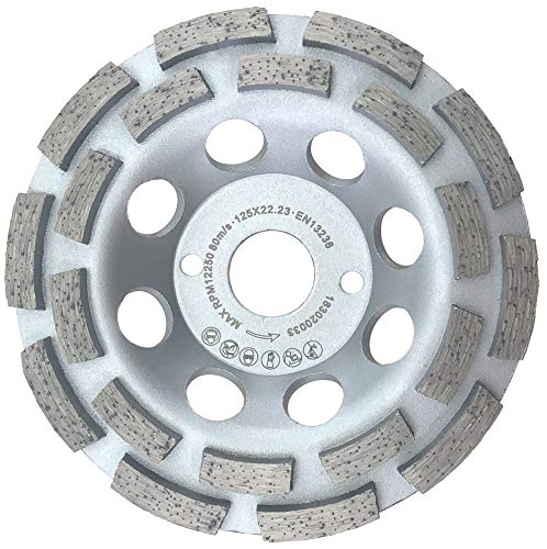 PRODIAMANT Premium Diamant-Schleiftopf 125mm Beton universal 125 mm x 22,2 mm Schleifscheibe...