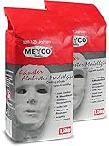 Meyco Alabaster Modelliergips 1,5 kg zum Modellieren & Strukturieren - Hoher Weißheitsgrad -...