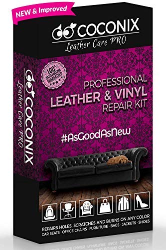 Coconix Vinyl- und Lederreparaturset - Restaurierung Ihrer Möbel, Jacken, Sofas, Boote oder...