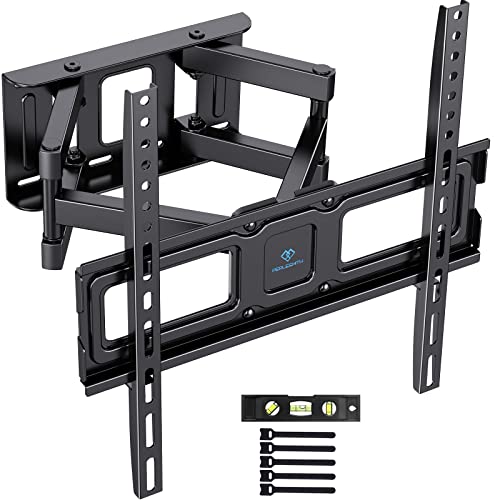 PERLESMITH TV Wandhalterung, Schwenkbare Neigbare TV Halterung für 26-65 Zoll Flach & Curved...