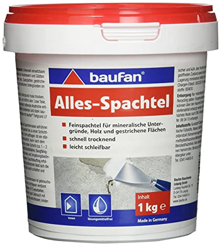 Baufan Alles-Spachtel (Feinspachtel), 1 kg