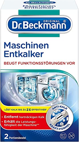 Dr. Beckmann Maschinen-Entkalker | gegen hartnäckigen Kalk in Wasch- und Spülmaschinen | hilft...