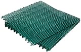 Multiplate Fliese für den Außenbereich, Grün, 55,5 x 55,5 x 1,2 cm