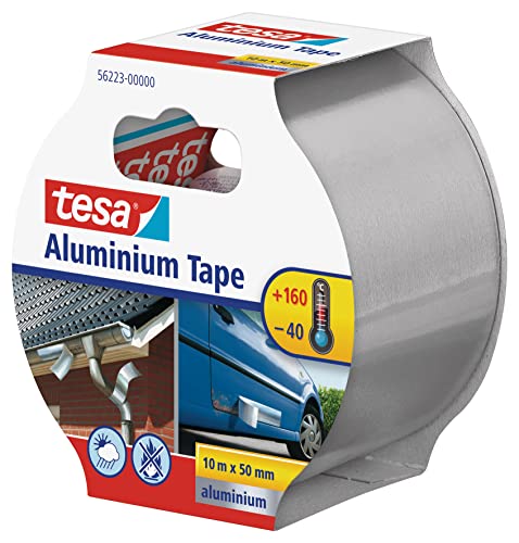 tesa 56223 56223-00000-00 Aluminium Klebeband/Selbstklebendes Aluminiumband für Reparaturen von...