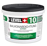 Balkonabdichtung 10 kg, flexibel Dichtschlämme 2K, Abdichtung, Terrasse, Balkone, Keller, Dusche,...