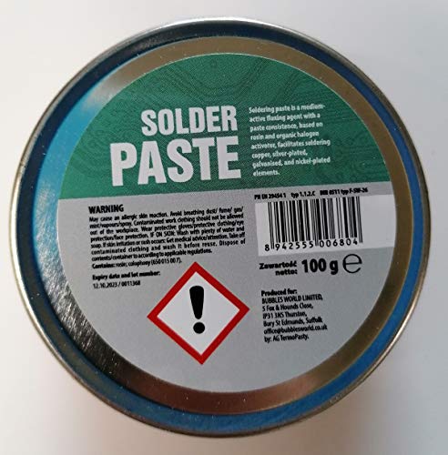 Lötpaste Solder Paste Lötfett Dose als Flussmittel zum Weichlöten Löten von...
