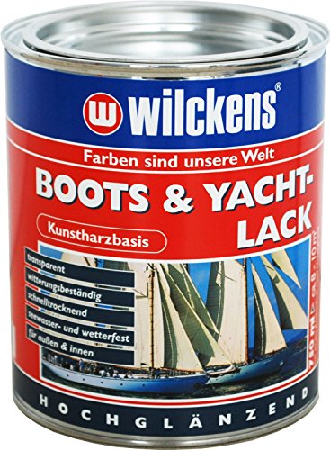 Kunstharzlack (Boots & Yachtlack inkl. Pinsel zum Auftragen (750 ml)
