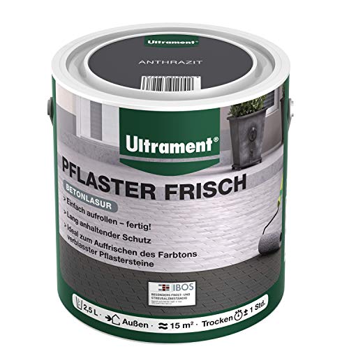 Ultrament Pflaster Frisch, Betonlasur (Anthrazit, 2,5 Liters)