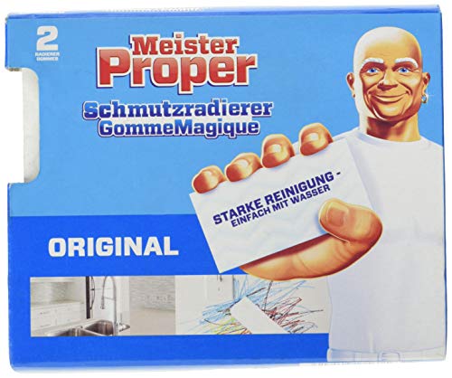 Meister Proper Schmutzradierer (2er Pack) Original, Radierschwamm Für Strahlende Oberflächen