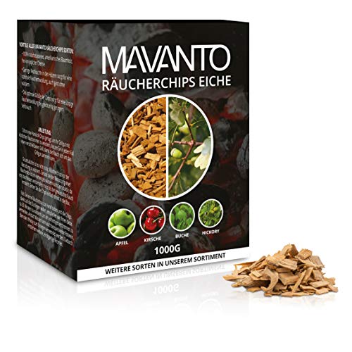 MAVANTO Räucherchips für das perfekte Raucharoma - rauchintensive Holzchips aus den USA in 5...