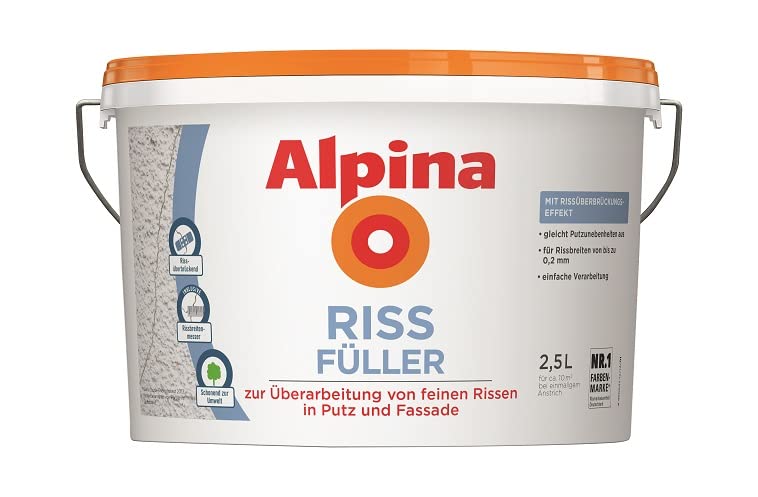 Alpina Rissfüller 2,5 Liter weiß matt