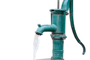 Brunnen Wasserförderung
