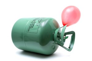 Heliumflasche Müll