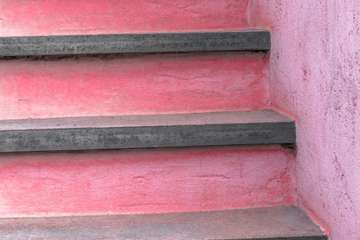 Treppenstufen streichen