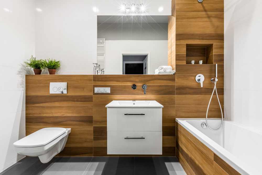 Badezimmer mit Holz verkleiden » Tipps und Hinweise