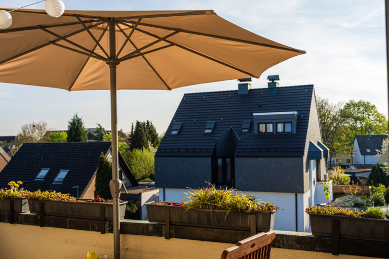 Balkon Sichtschutz Ohne Bohren – 115x1450 Cm, Braun, UV-schutz, Blickdicht Für Terrasse & Garten